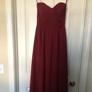 Woman’s formal floor length dress